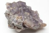 Purple Cubic Fluorite Crystal Cluster - Morocco #213143-1